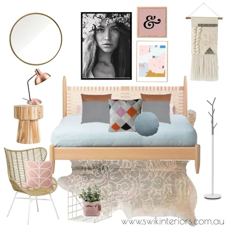 Teenage Bedroom Interior Design Mood Board by Libby Edwards on Style Sourcebook