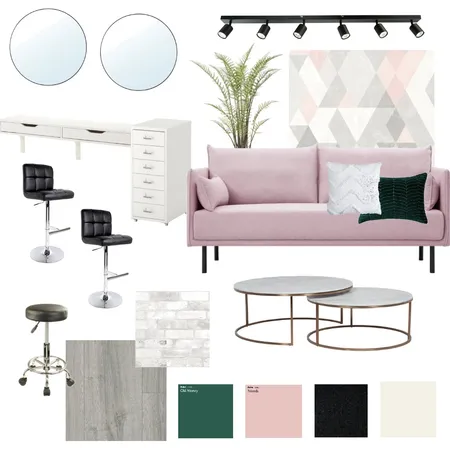 3מספרה Interior Design Mood Board by Ophirvilder on Style Sourcebook