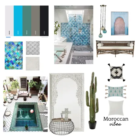 Moroccan Vibes Interior Design Mood Board by ANDRA collective on Style Sourcebook