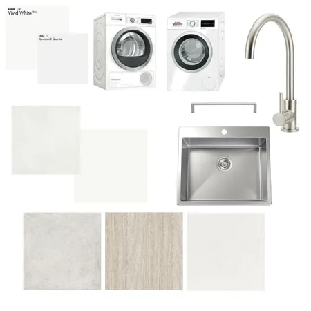 Laundry Contemporary Coastal Interior Design Mood Board by DKD on Style Sourcebook