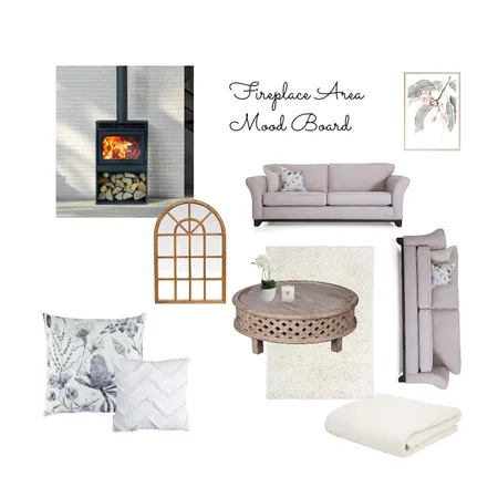 Fireplace Interior Design Mood Board by clarebear185 on Style Sourcebook