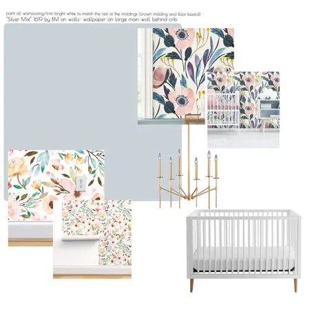 Katie Nursery Interior Design Mood Board by DecorandMoreDesigns on Style Sourcebook