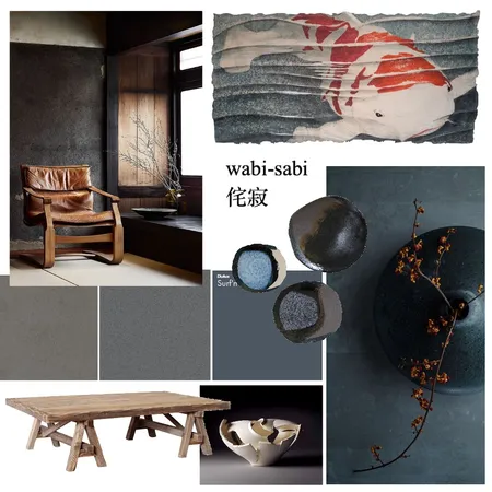 Wabi-Sabi Interior Design Mood Board by zaradesign on Style Sourcebook