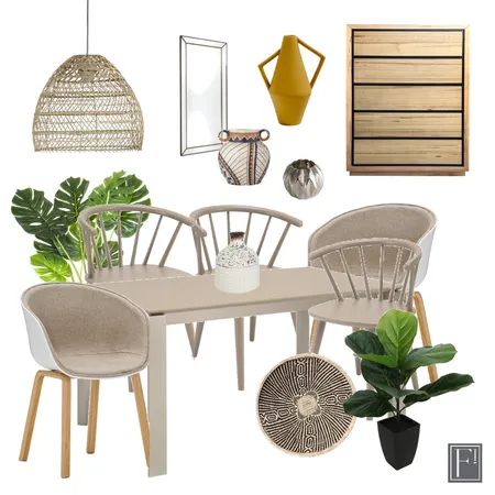 Dining Room Interior Design Mood Board by Filhem Studio on Style Sourcebook