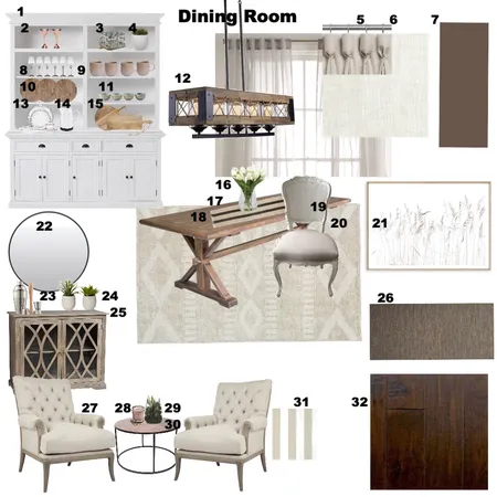 dining Interior Design Mood Board by BrittaniRobinson on Style Sourcebook