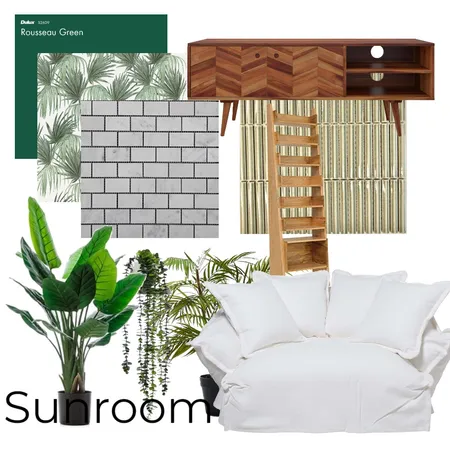 BohoMidModernSunroom Interior Design Mood Board by Miss Micah J on Style Sourcebook