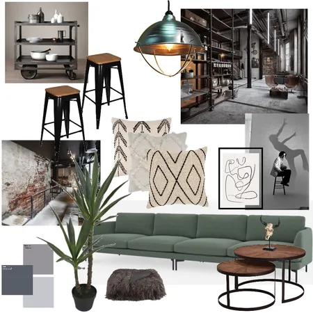 INDUSTRIAL MOOD BOARD Interior Design Mood Board by LyndseyR23 on Style Sourcebook