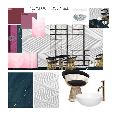 Spa Wellness-Lux Beauty Polish Interior Design Mood Board by Vanessa Ondaatje on Style Sourcebook