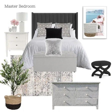 A & M - Master Bedroom Interior Design Mood Board by Abbye Louise on Style Sourcebook