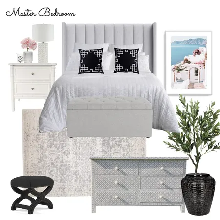 A & M - Master Bedroom Interior Design Mood Board by Abbye Louise on Style Sourcebook