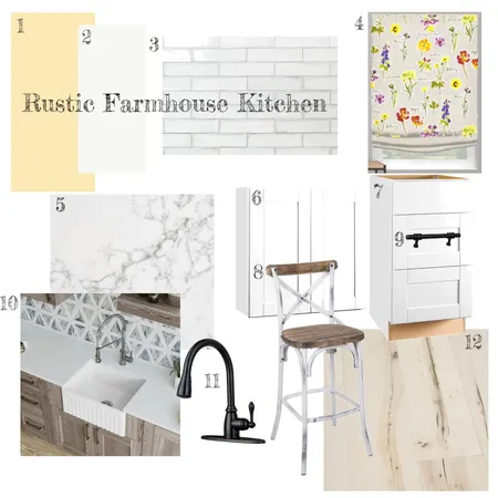 Rustic Farmhouse Kitchen Interior Design Mood Board by Newgirl1994 on Style Sourcebook