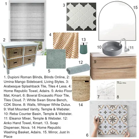 Module 9- Bathroom Interior Design Mood Board by jems88 on Style Sourcebook