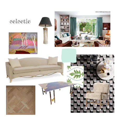 ECLECTIC Interior Design Mood Board by Gretchen Loves on Style Sourcebook