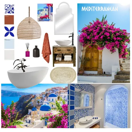 Med Bathroom Interior Design Mood Board by Ceciariana on Style Sourcebook