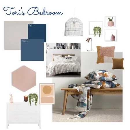 Tori's Bedroom Interior Design Mood Board by Florence&Co on Style Sourcebook