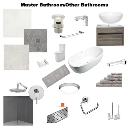 Master Bathroom/Other Bathrooms Interior Design Mood Board by Layla_anson on Style Sourcebook