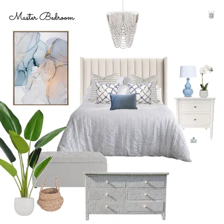 A&M Master Bedroom Coastal Hamptons 5.0 Interior Design Mood Board by Abbye Louise on Style Sourcebook