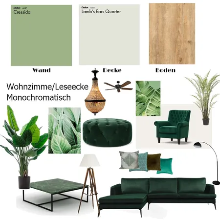 Monochromatisch Wohnzimmer/Leseecke Interior Design Mood Board by Anne on Style Sourcebook