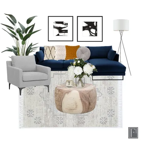 Living Room Interior Design Mood Board by Filhem Studio on Style Sourcebook