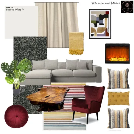 Shona's Lounge 1 Interior Design Mood Board by Victoria Harwood Interiors on Style Sourcebook