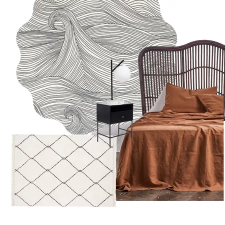 Bron bedroom Interior Design Mood Board by Staged by Flynn on Style Sourcebook