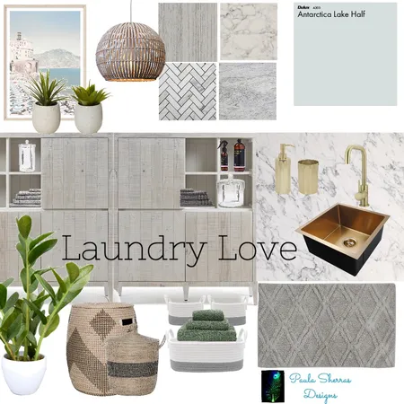 Laundry Love Interior Design Mood Board by Paula Sherras Designs on Style Sourcebook