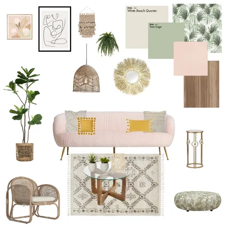 Boho Chic Interior Design Mood Board by MariaGremos on Style Sourcebook