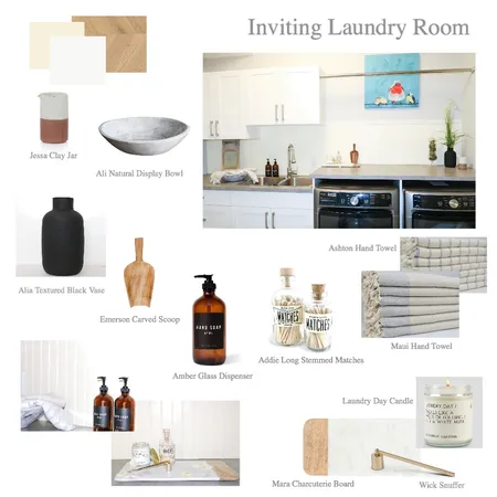 Laundry Room Interior Design Mood Board by adorn decor on Style Sourcebook