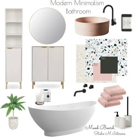 Modern Minimalism Bathroom Interior Design Mood Board by Mankoana on Style Sourcebook