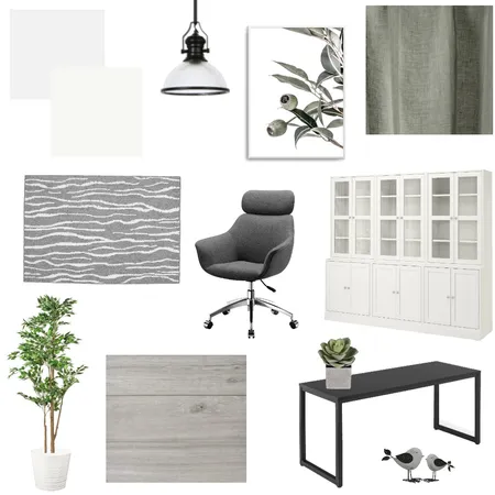 Study Interior Design Mood Board by DanielleVandermey on Style Sourcebook