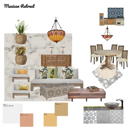 Mexican Getaway Interior Design Mood Board by poon on Style Sourcebook