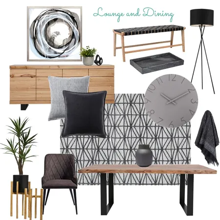 O'Hara Project - living dining Interior Design Mood Board by The Ginger Stylist on Style Sourcebook