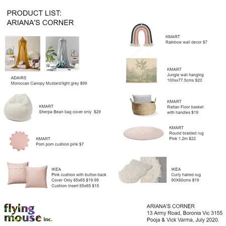 Products- Ariana's Corner Interior Design Mood Board by Flyingmouse inc on Style Sourcebook