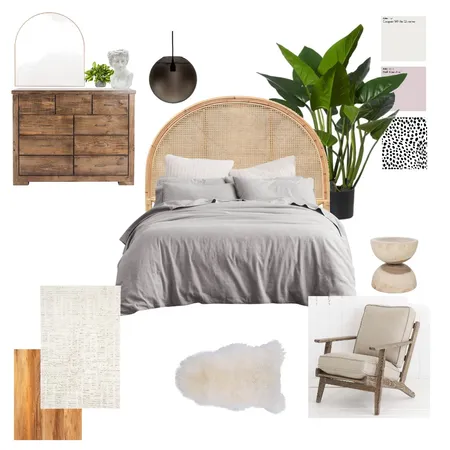 Scandi Bedroom Interior Design Mood Board by LeaLou on Style Sourcebook