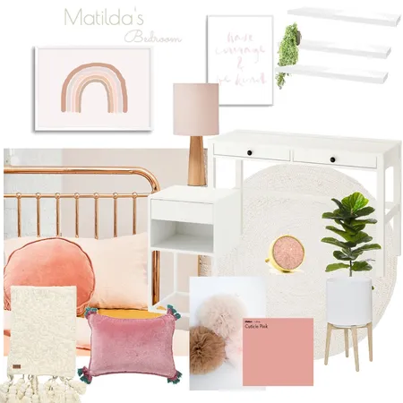 Matilda's Bedroom Interior Design Mood Board by The Organized Life  on Style Sourcebook