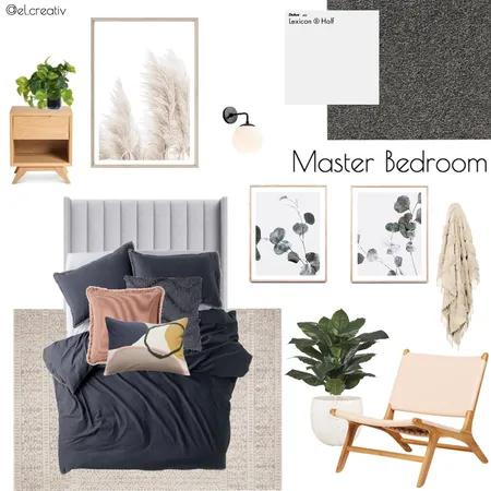 Master Bedroom Interior Design Mood Board by el.creativ on Style Sourcebook