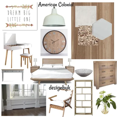 American Colonial Interior Design Mood Board by designbykhadeejah on Style Sourcebook