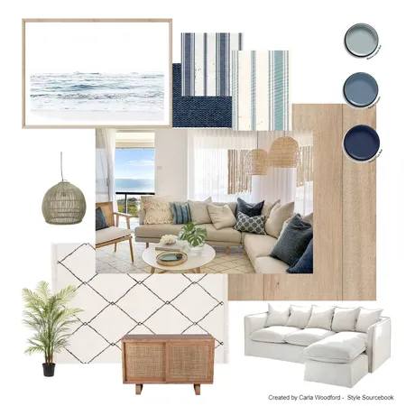 Coastal Blues Interior Design Mood Board by carla.woodford@me.com on Style Sourcebook