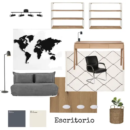 escritorio Interior Design Mood Board by Maria Paula Plaza on Style Sourcebook