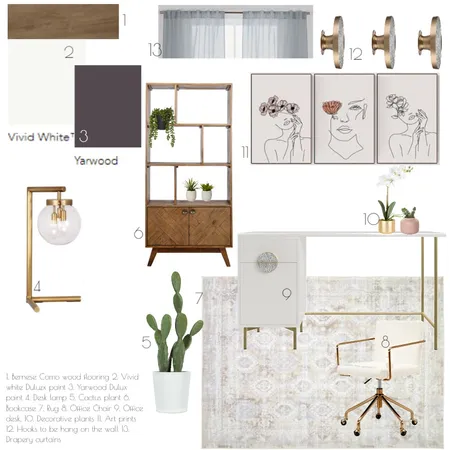 Study Interior Design Mood Board by Lenelle on Style Sourcebook