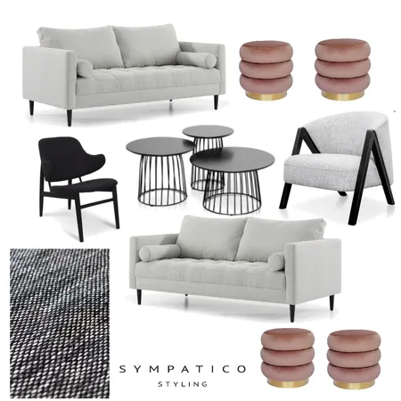 Nightfall Display - Seating Interior Design Mood Board by NickySPS on Style Sourcebook