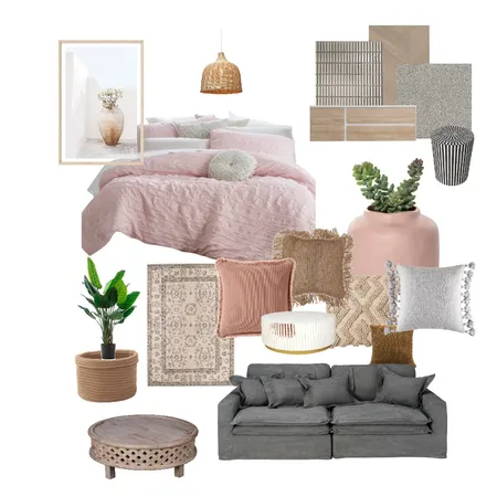 Pink Interior Design Mood Board by Priyanka Pawle on Style Sourcebook