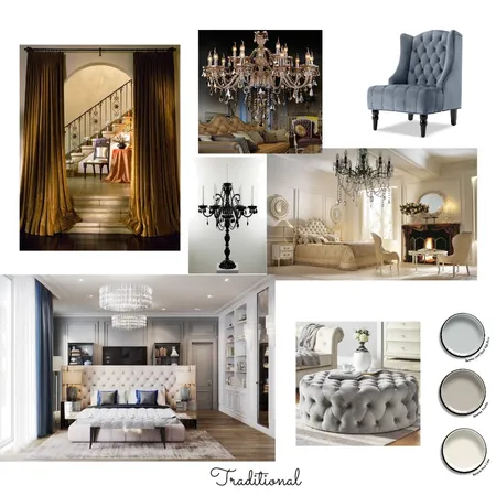 Traditional mood board Interior Design Mood Board by lhanan on Style Sourcebook