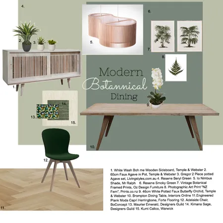 Dining room Interior Design Mood Board by JenLow on Style Sourcebook