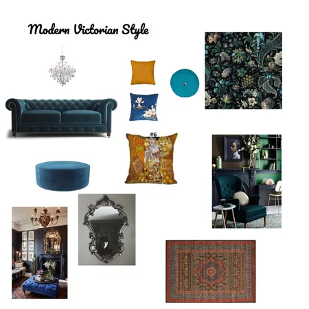 Modern Victorian Style Interior Design Mood Board by marieselene on Style Sourcebook