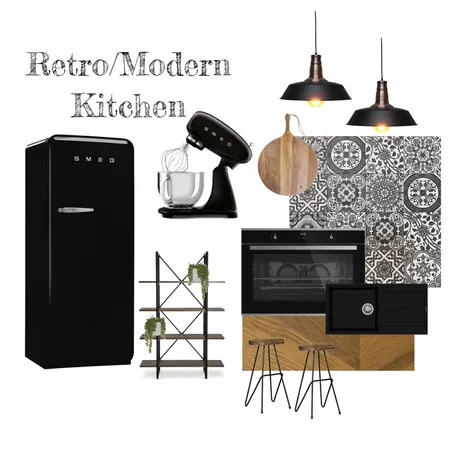 Retro/Modern Interior Design Mood Board by Charming Interiors by Kirstie on Style Sourcebook