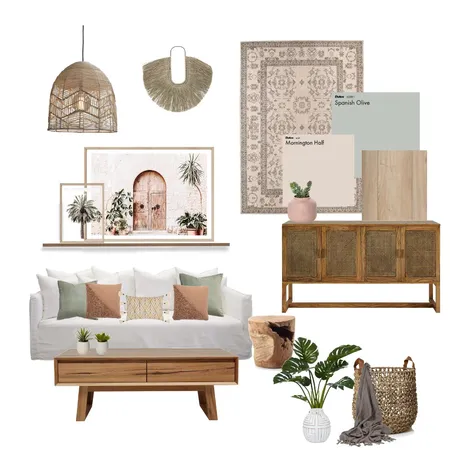 Boho Interior Design Mood Board by Maygn Jamieson on Style Sourcebook