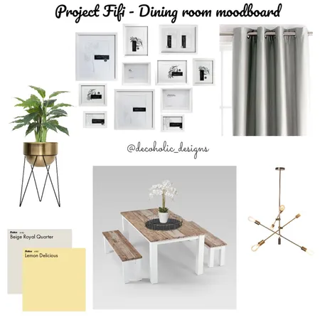 Dining Room Inspiration Interior Design Mood Board by decoholic designs on Style Sourcebook