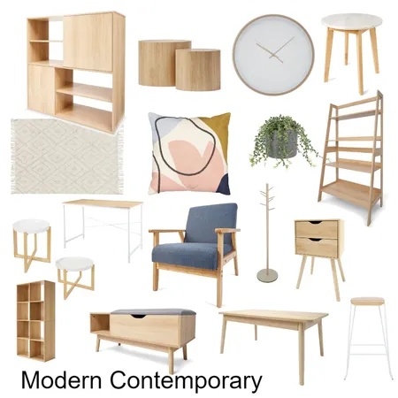 Modern Contemporary Interior Design Mood Board by Unearth Interiors on Style Sourcebook