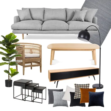 Stratford Street Living Room Interior Design Mood Board by O and N Property Stylist on Style Sourcebook